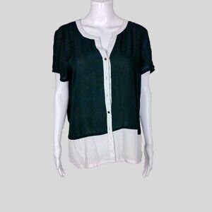 Spense Sheer Button up Women's Blouse